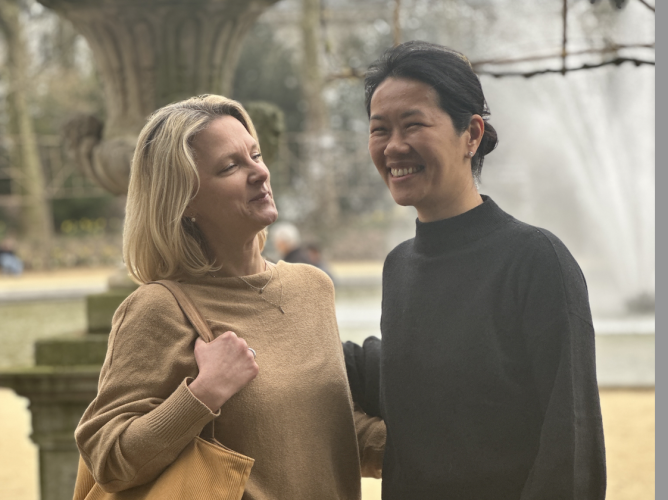 Photo de Jing-Jing Tu et Laetitia Dangoisse